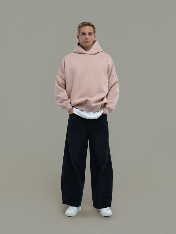Muted blush Hoodie Blessed