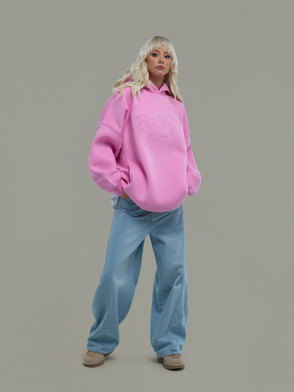 Candy Pink Hoodie God