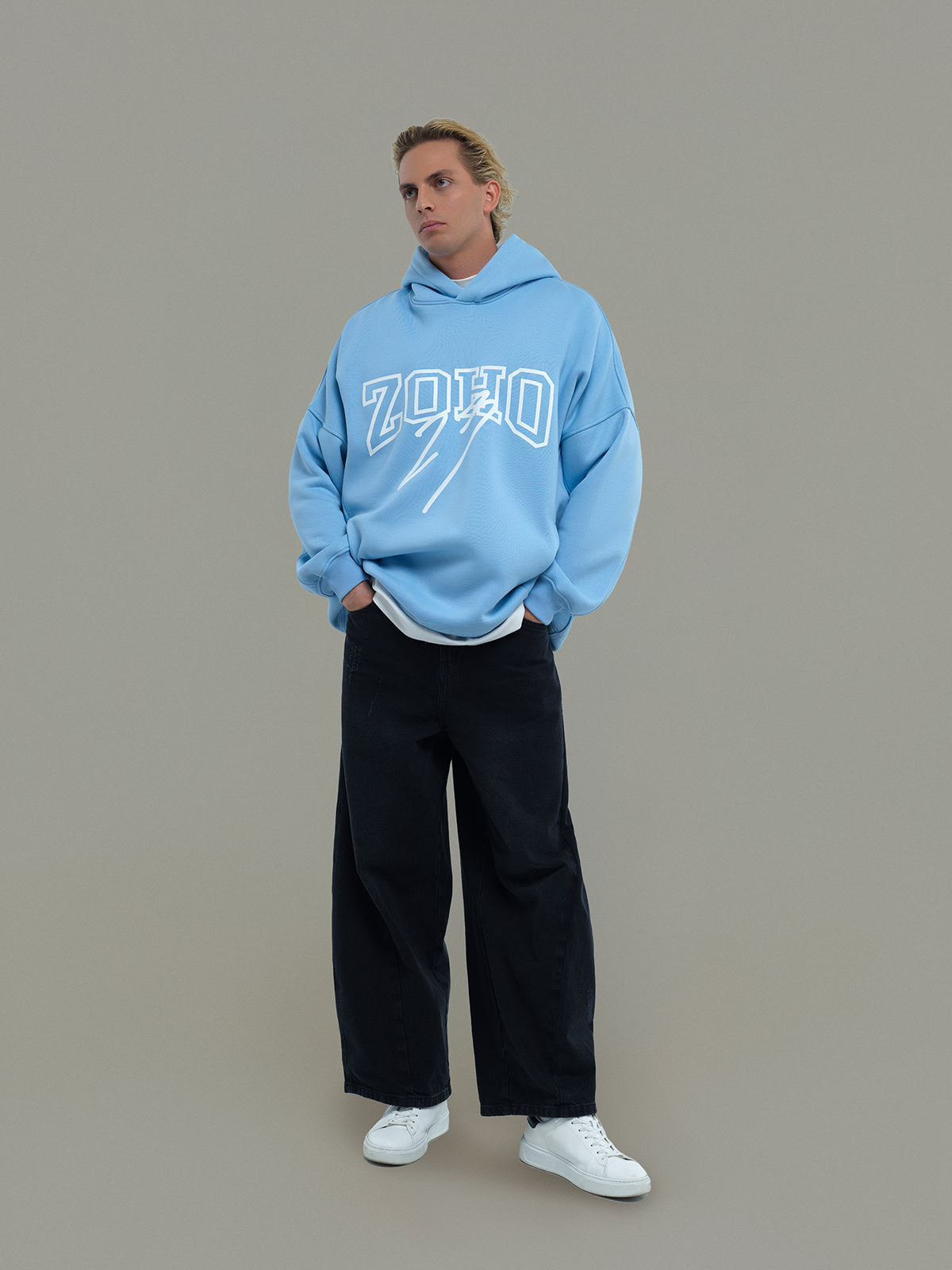 Blue Hoodie Zoho 23