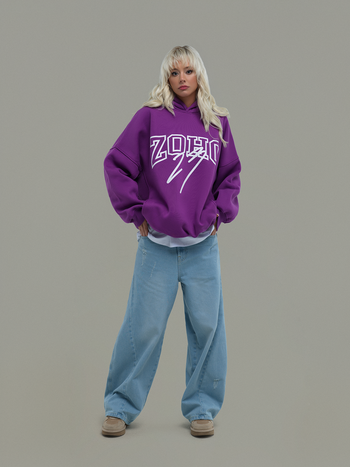 Lilac Hoodie Zoho 23