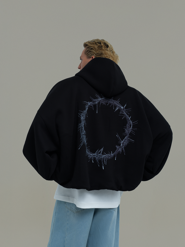Thorn Black Hoodie