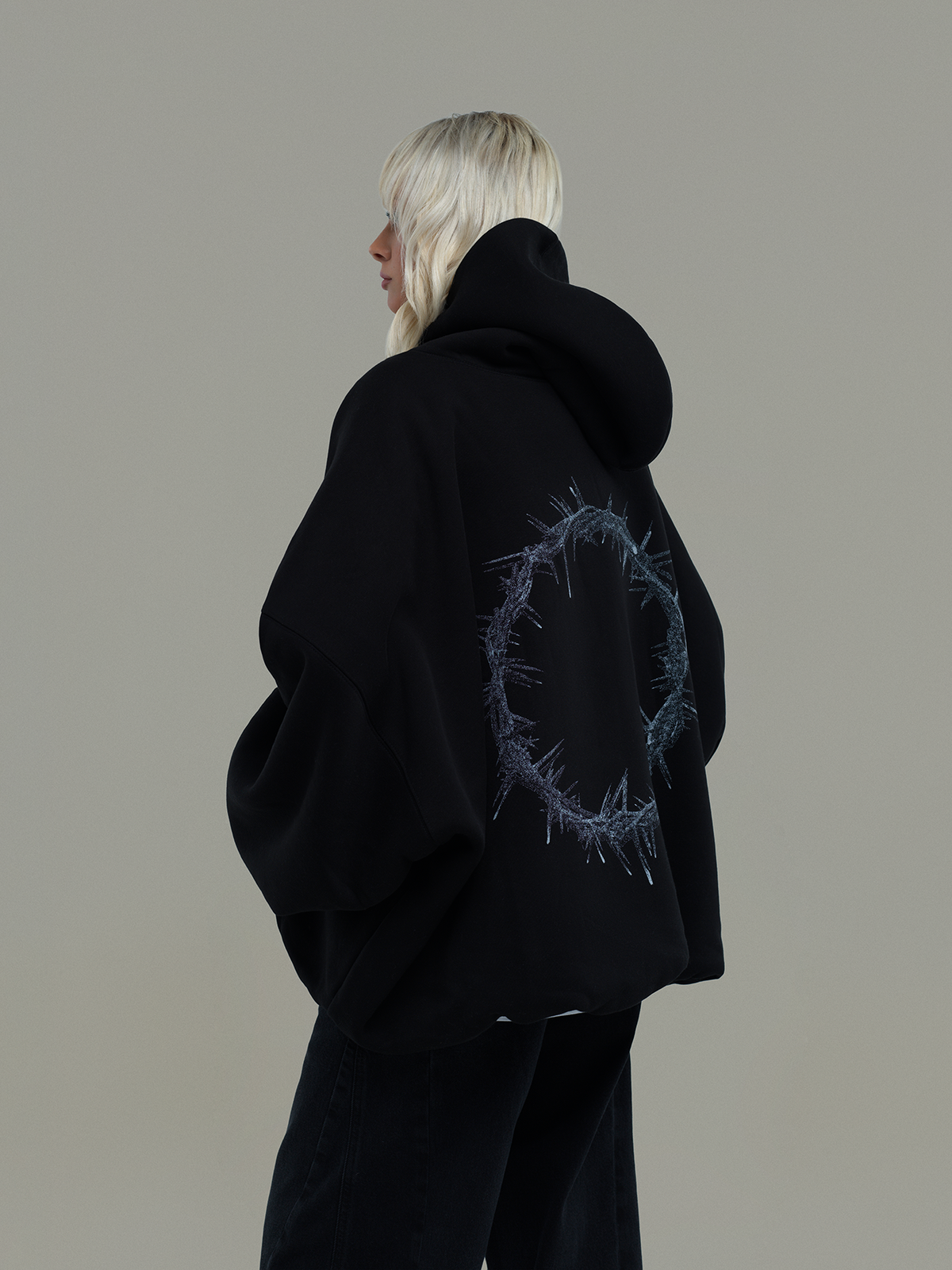 Thorn Black Hoodie