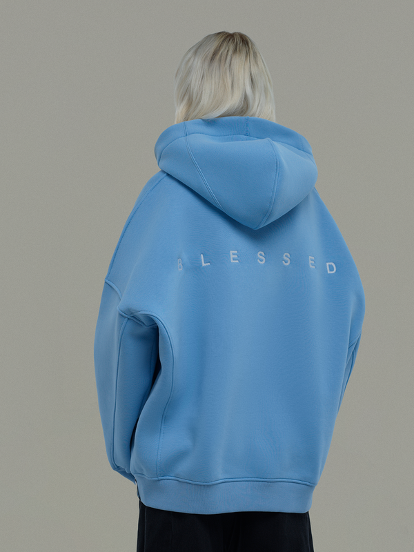 Blue Hoodie Blessed