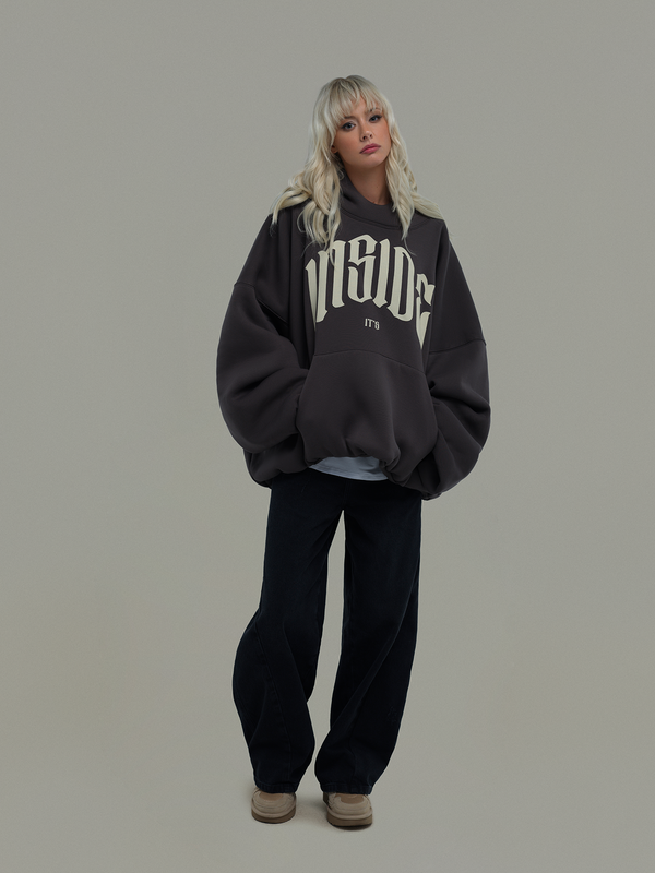 Gray Oversized Hoodie  IT’S INSIDE