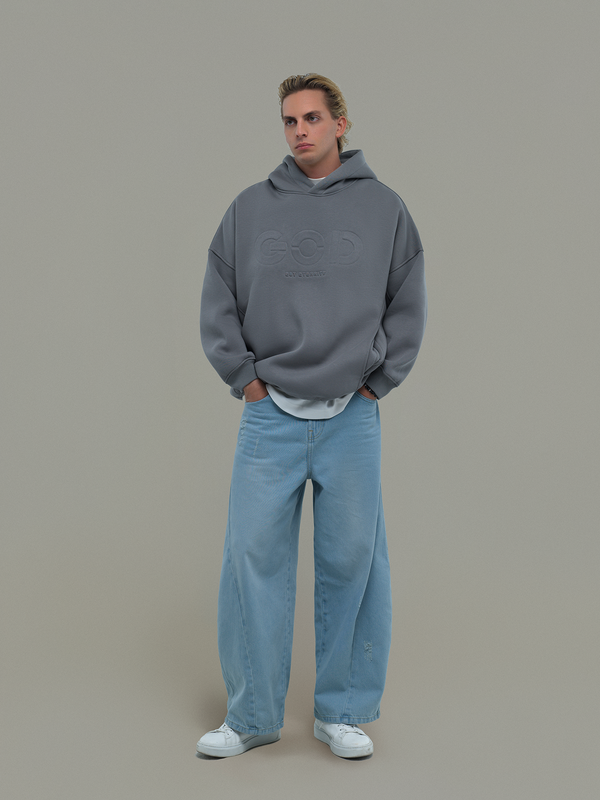 Gray Hoodie God