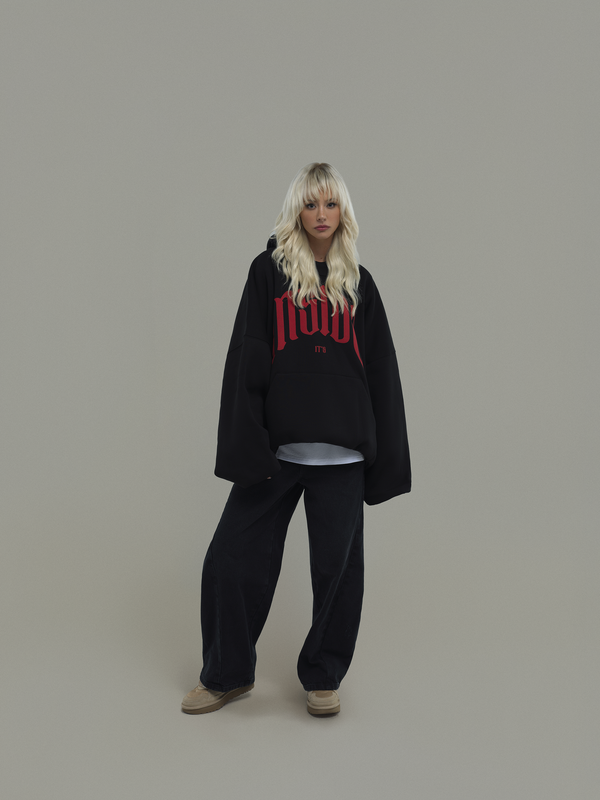 Black Oversized Hoodie IT’S INSIDE