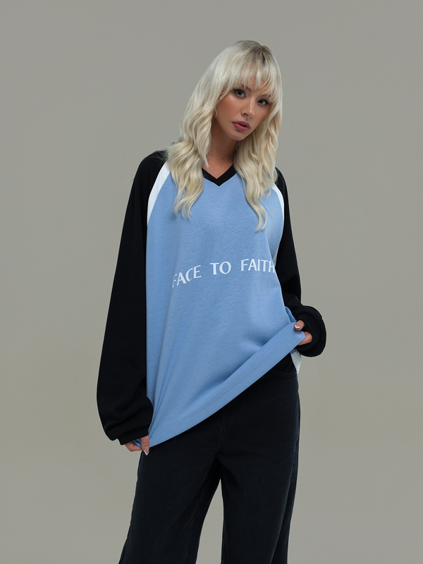 Face To Faith Raglan Sweatshirt
