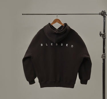 GRAPHITE HOODIE "BLESSED"