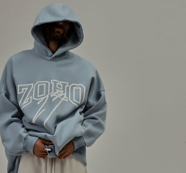 BLUE HOODIE "ZOHO 23"