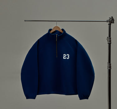 Sporty Quarter-Zip Sweatshirt