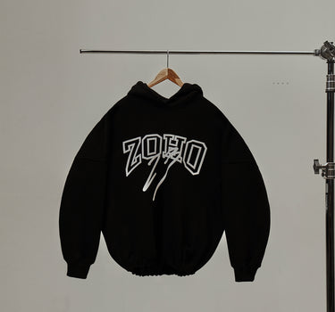 BLACK HOODIE "ZOHO 23"