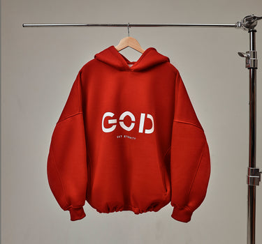 RED HOODIE "GOD"