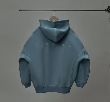 BLUE HOODIE "BLESSED"