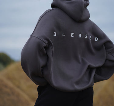 Graphite Hoodie “Blessed”