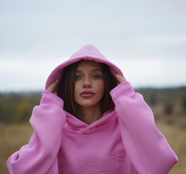 Pink Hoodie “God”