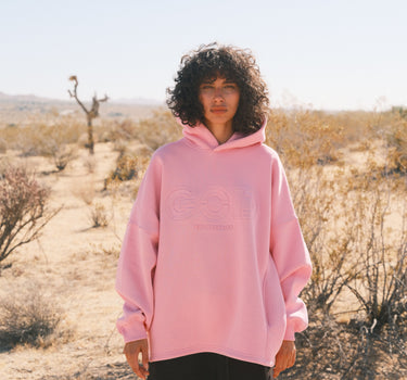 PINK HOODIE "GOD"