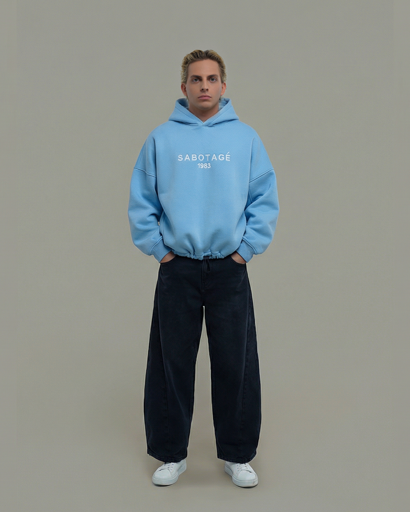 Blue Hoodie Sabotage