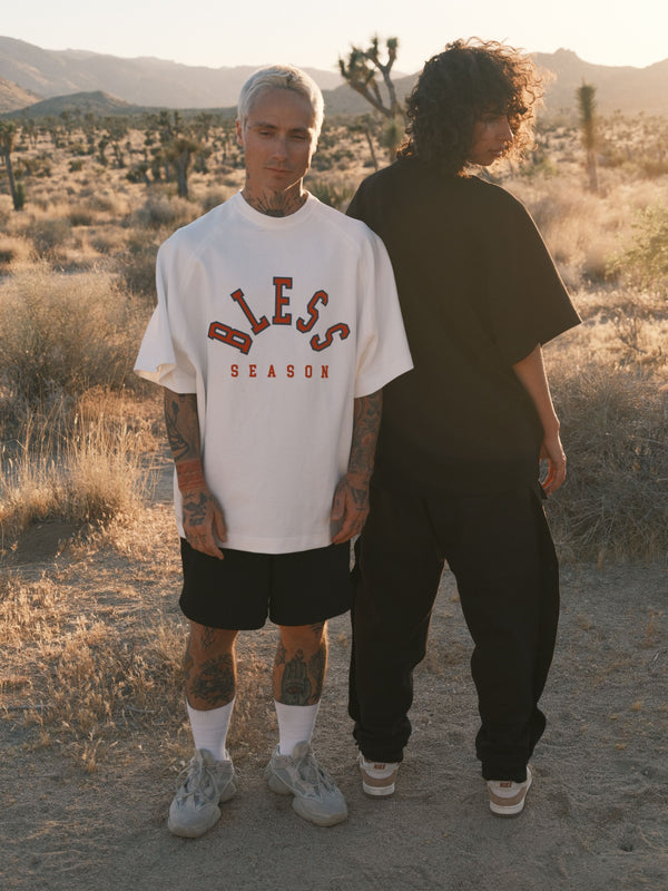 White T-Shirt Bless Season