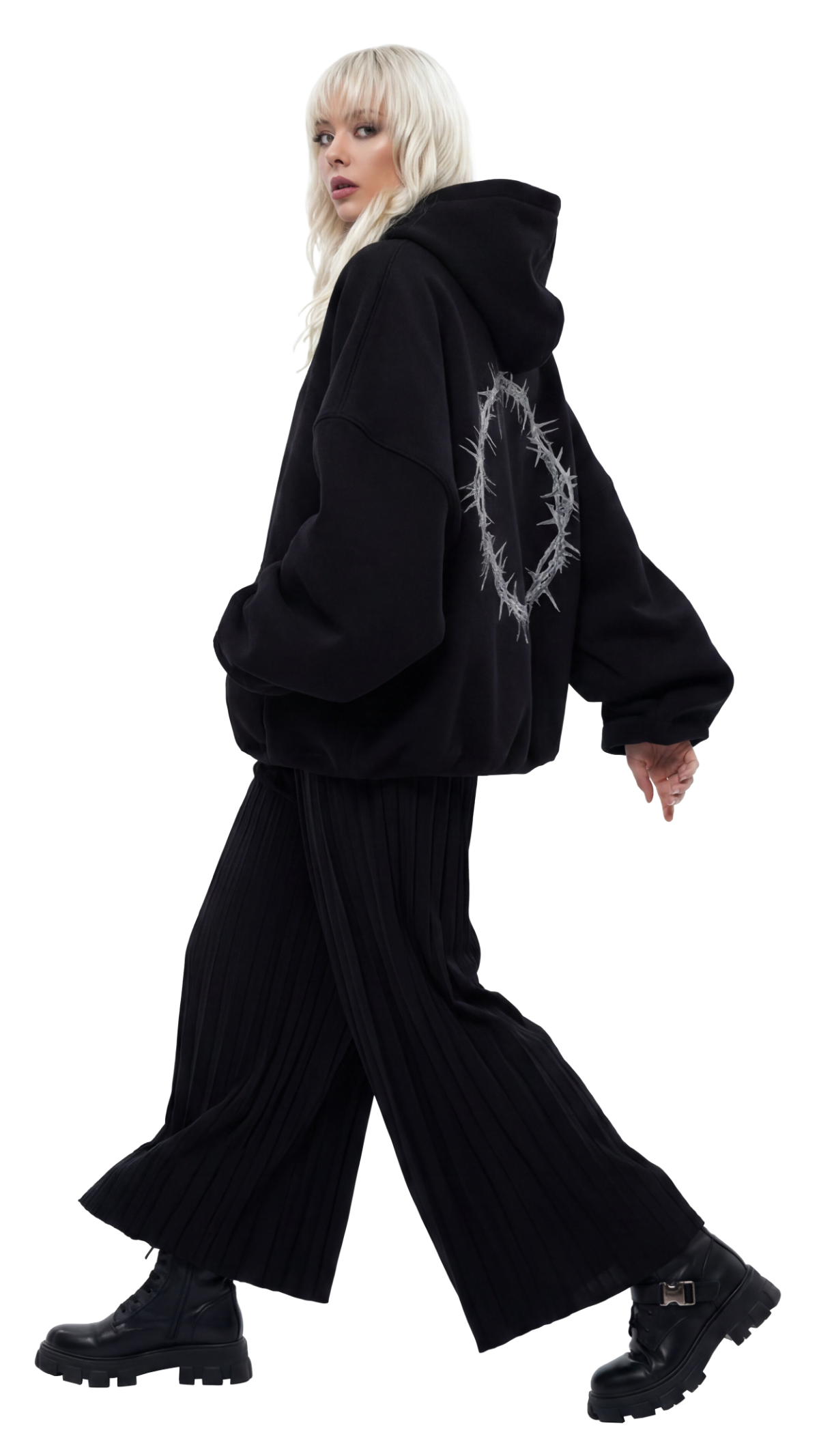Thorn Black Hoodie
